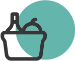 Surveyed users about meal plans icon