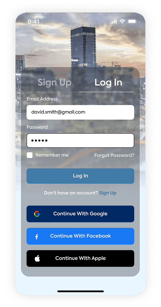 nashville wireframes mockup