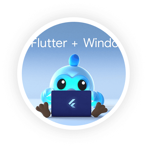 Flutter app development company displaying cross-platform mobile app UI with smooth animations