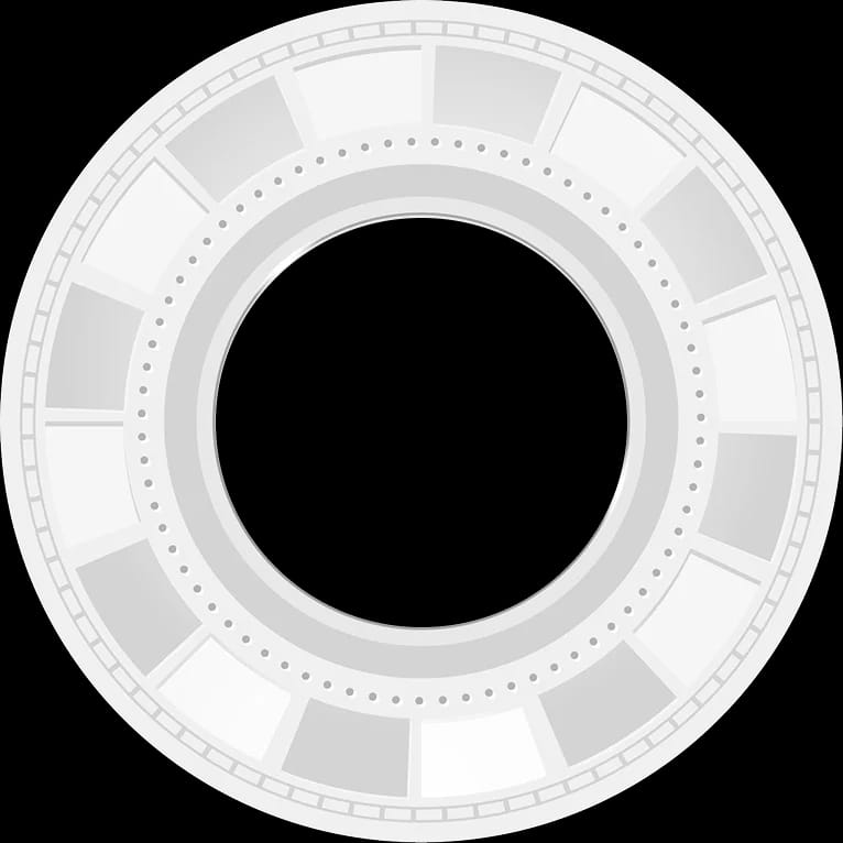 Rotating circle decoration