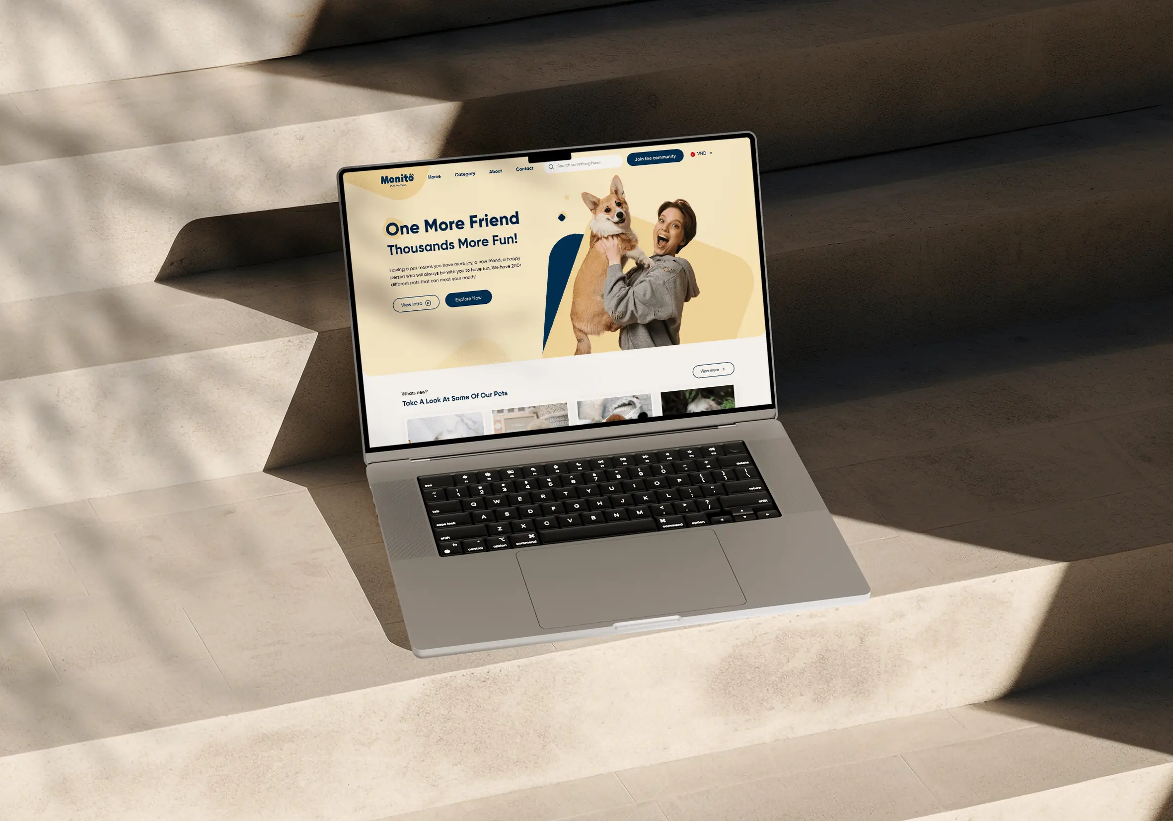 Ecommerce development project highlighting sleek online store interface with optimized product display.