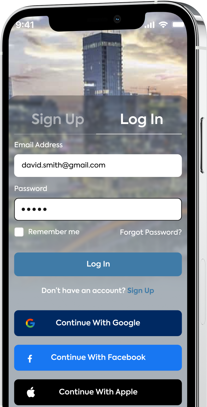 Ionic company demonstrating cross-platform mobile app with interactive UI components
