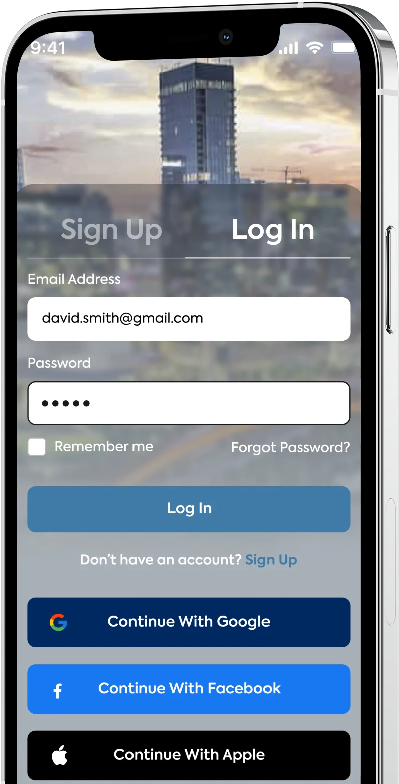 Ionic company demonstrating cross-platform mobile app with interactive UI components